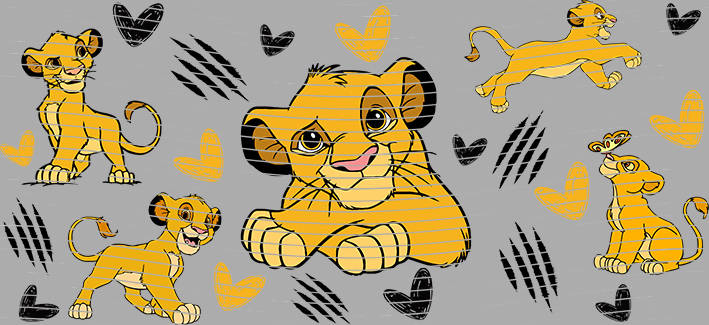 16oz Disney style-D-490